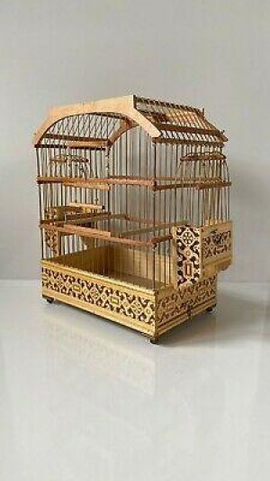 easystore ציוד לתוכים   Bird Cage // Bird House // Bird Home // Wooden Handcrafted